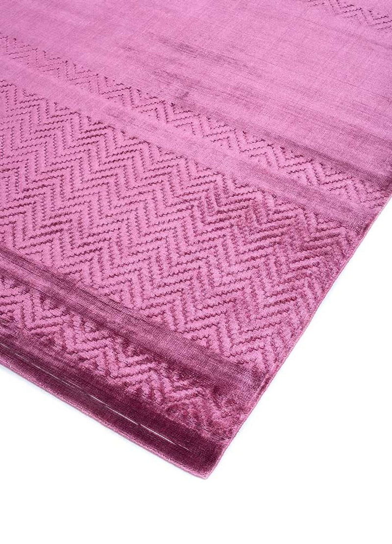 Alfombra de viscosa - 240 x 150 cm - púrpura