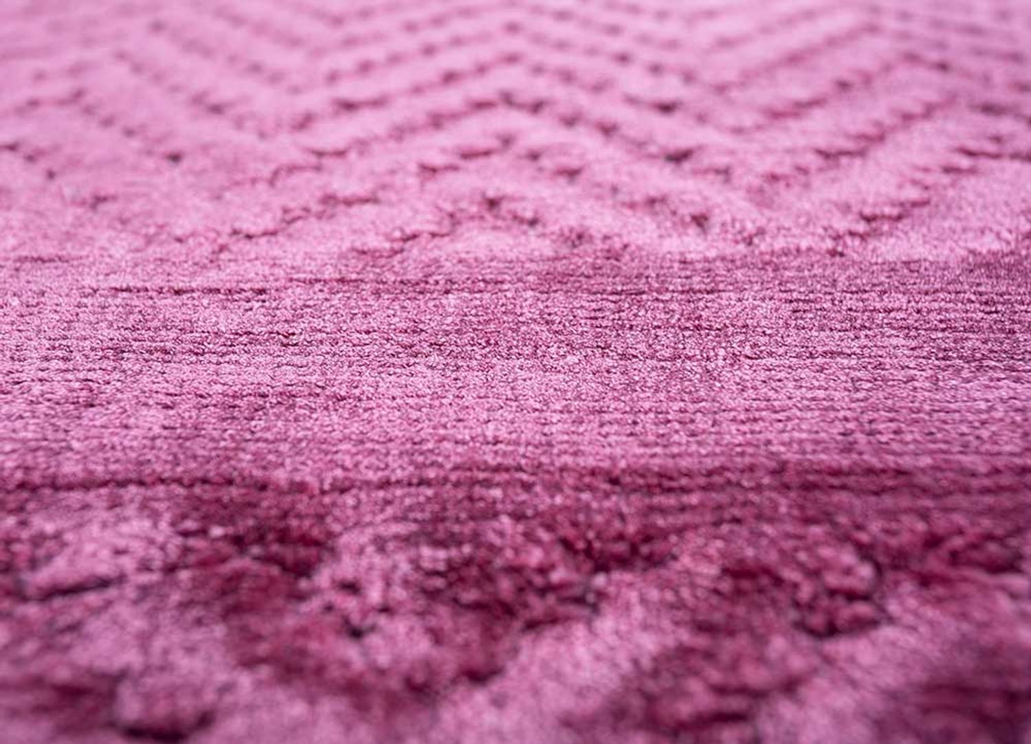 Alfombra de viscosa - 240 x 150 cm - púrpura