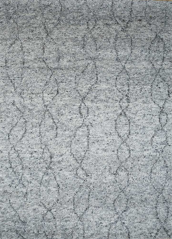 Alfombra de lana - 240 x 150 cm - gris claro