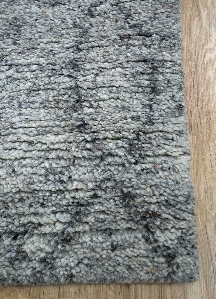 Alfombra de lana - 240 x 150 cm - gris claro