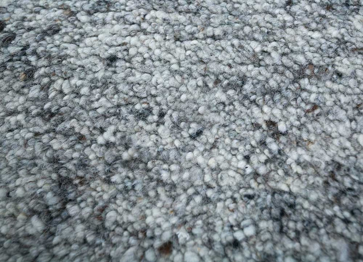 Alfombra de lana - 240 x 150 cm - gris claro