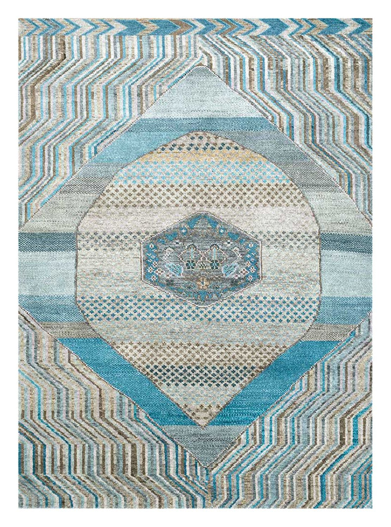 Alfombra de lana - 240 x 150 cm - multicolor