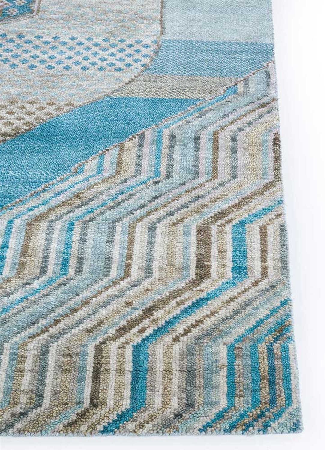 Alfombra de lana - 240 x 150 cm - multicolor