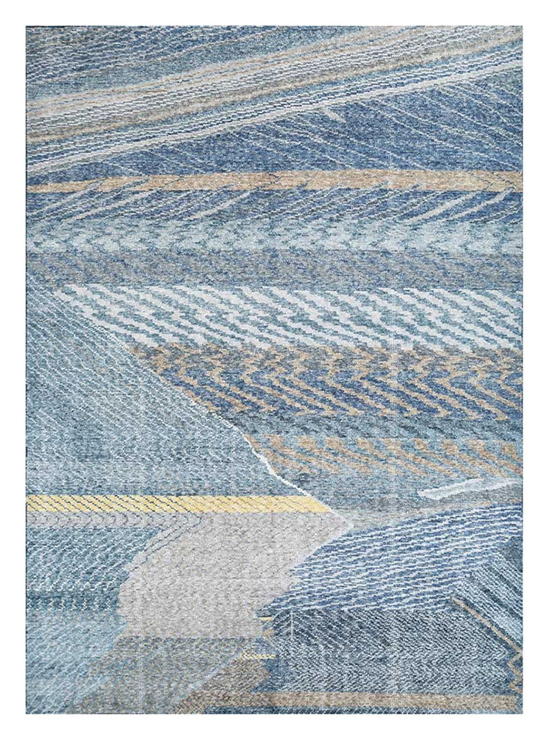 Alfombra de lana - 240 x 150 cm - azul oscuro