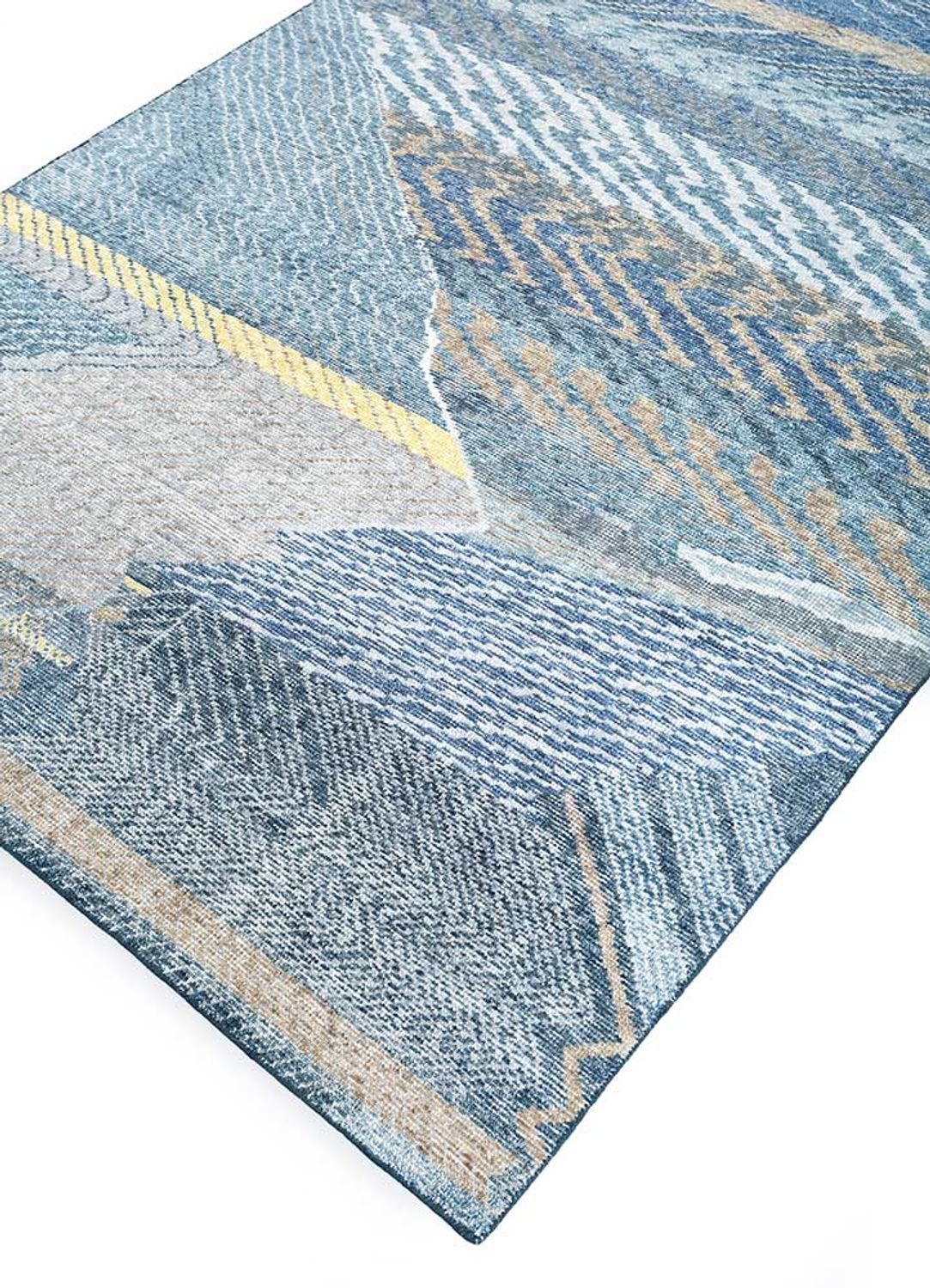 Alfombra de lana - 240 x 150 cm - azul oscuro
