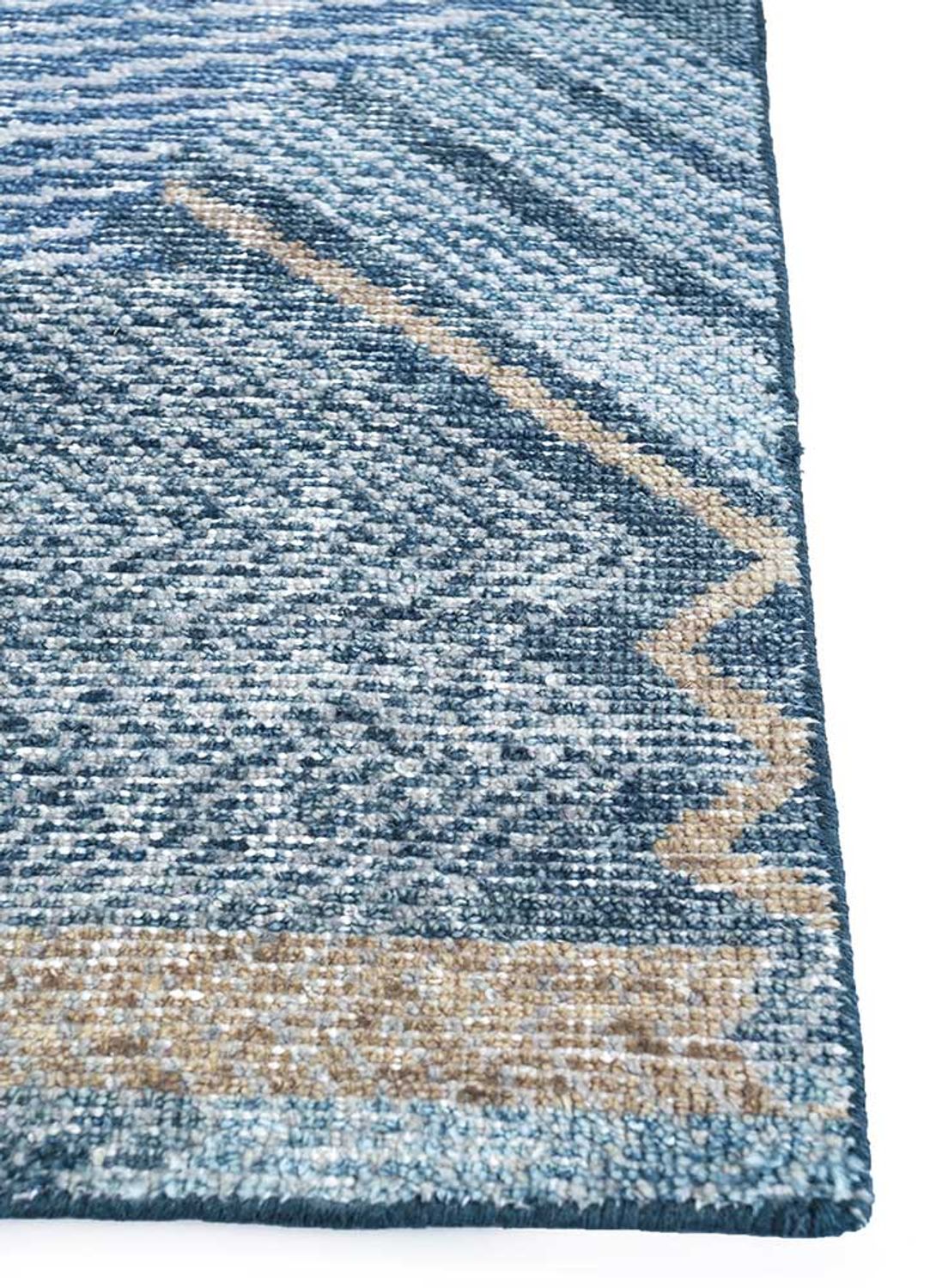 Alfombra de lana - 240 x 150 cm - azul oscuro