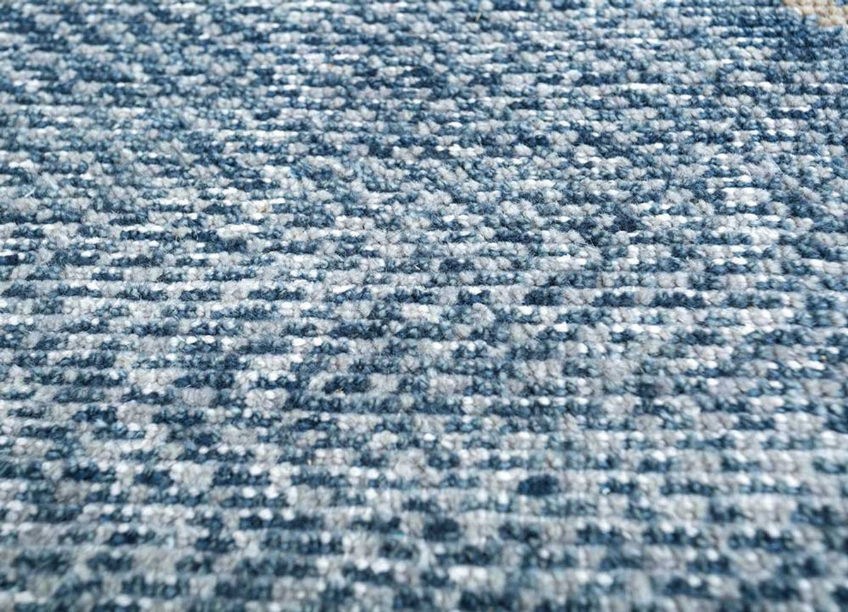 Alfombra de lana - 240 x 150 cm - azul oscuro