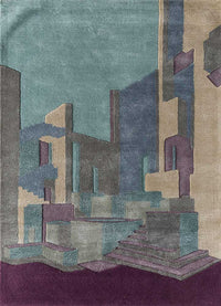 Alfombra de lana - 240 x 150 cm - multicolor