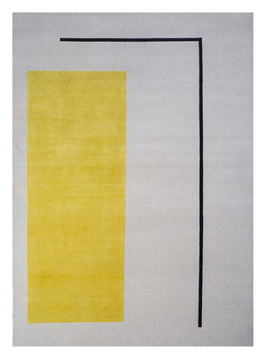 Alfombra de lana - 300 x 240 cm - gris oscuro