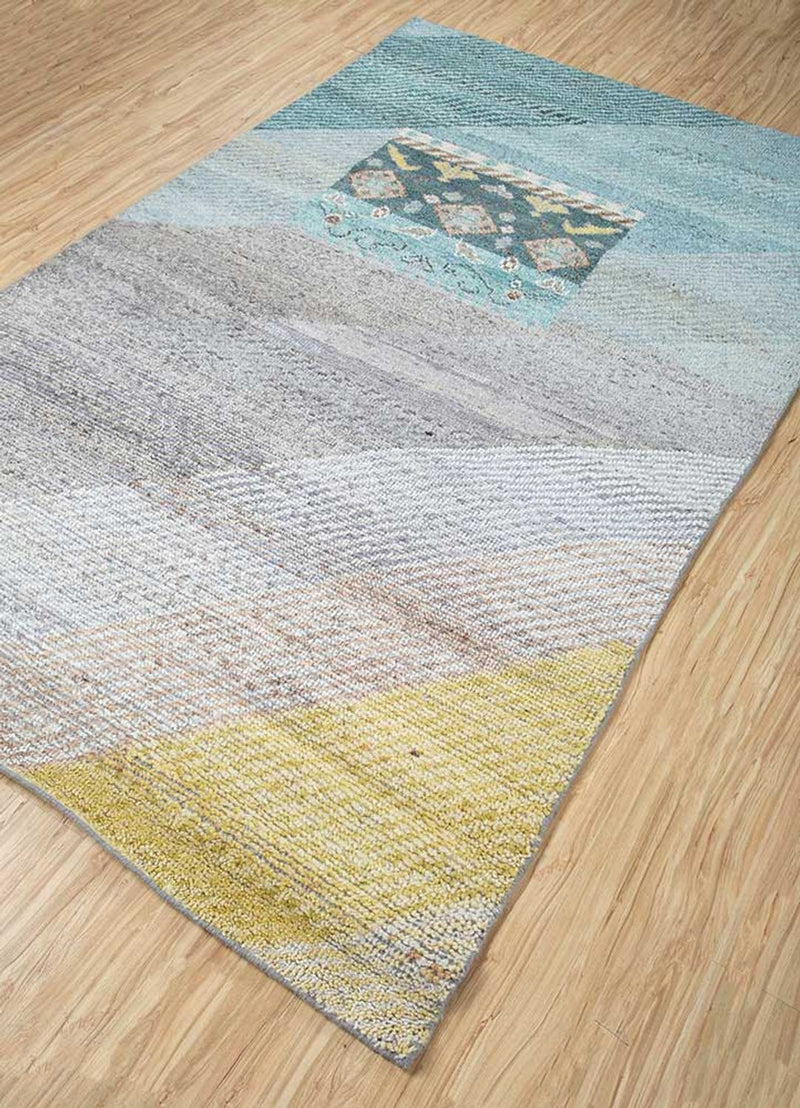 Alfombra de lana - 240 x 150 cm - multicolor