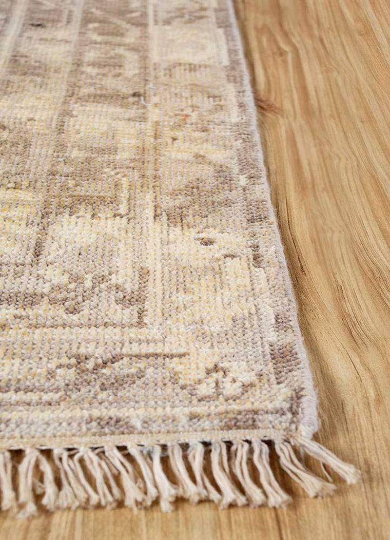 Alfombra de lana - 300 x 240 cm - beige oscuro