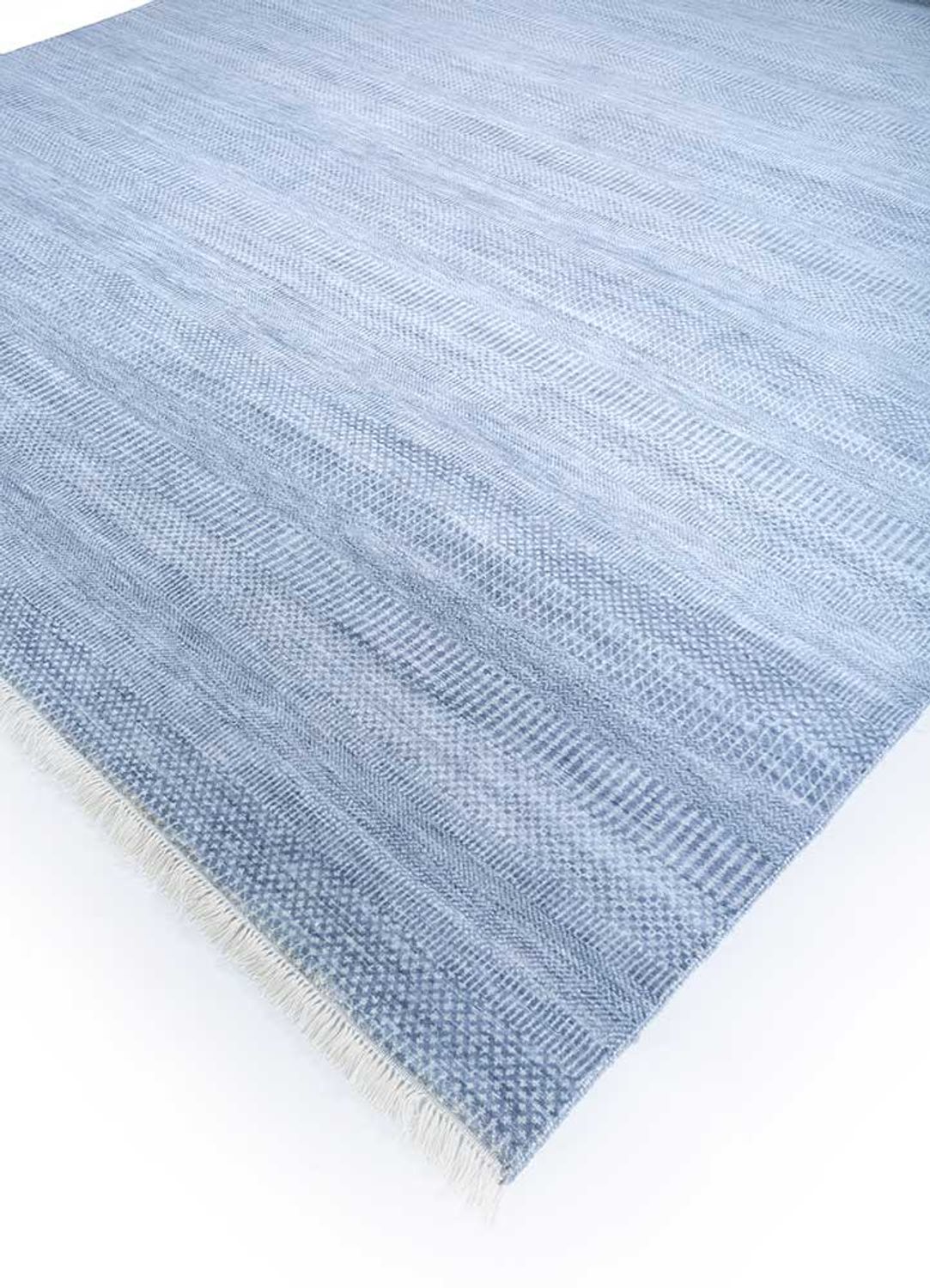 Alfombra de lana - 360 x 270 cm - azul