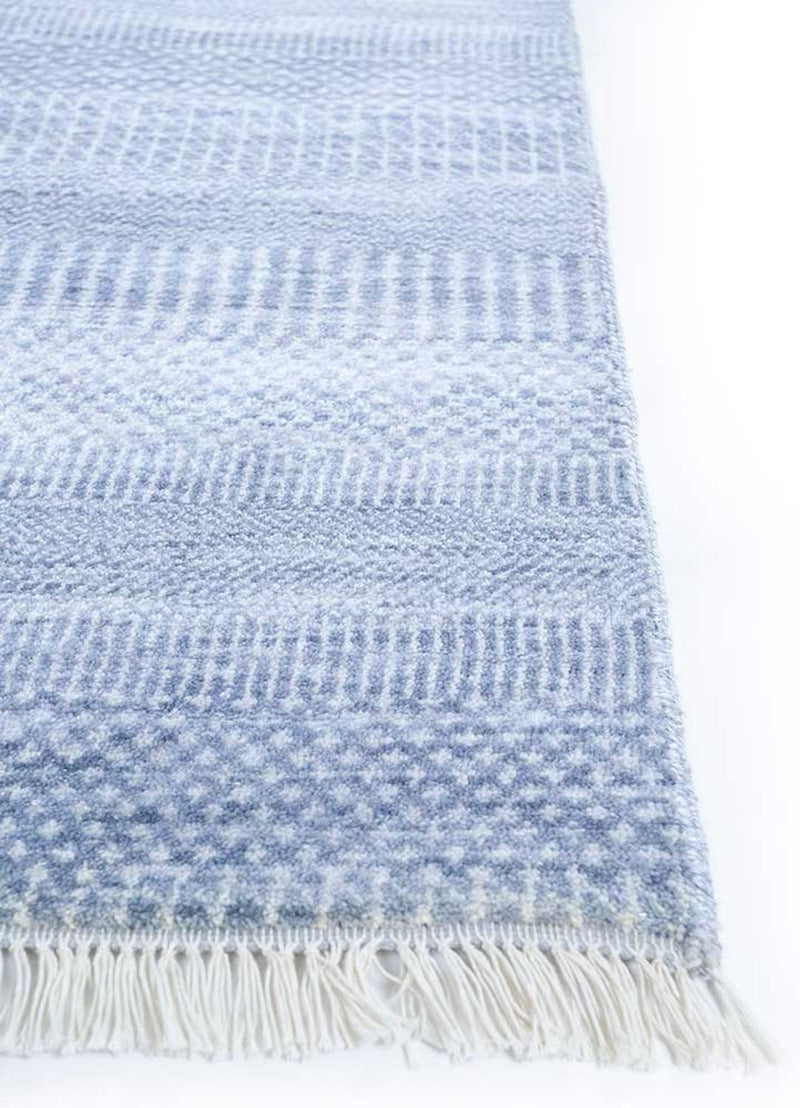 Alfombra de lana - 360 x 270 cm - azul