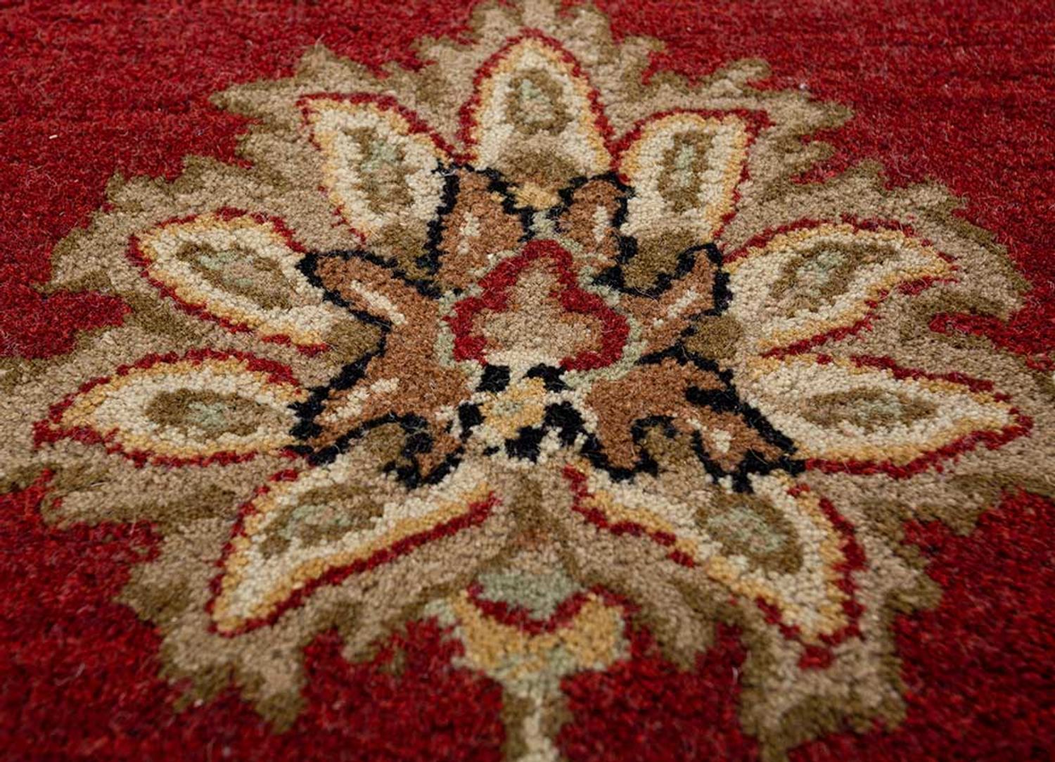 Alfombra de lana - 450 x 360 cm - naranja