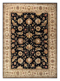 Alfombra de lana - 450 x 360 cm - negro