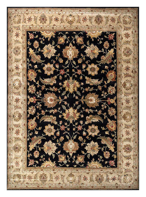 Alfombra de lana - 450 x 360 cm - negro