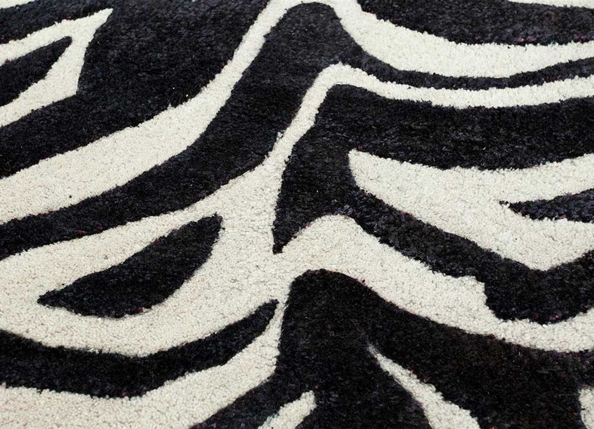 Alfombra de lana - 240 x 150 cm - crema