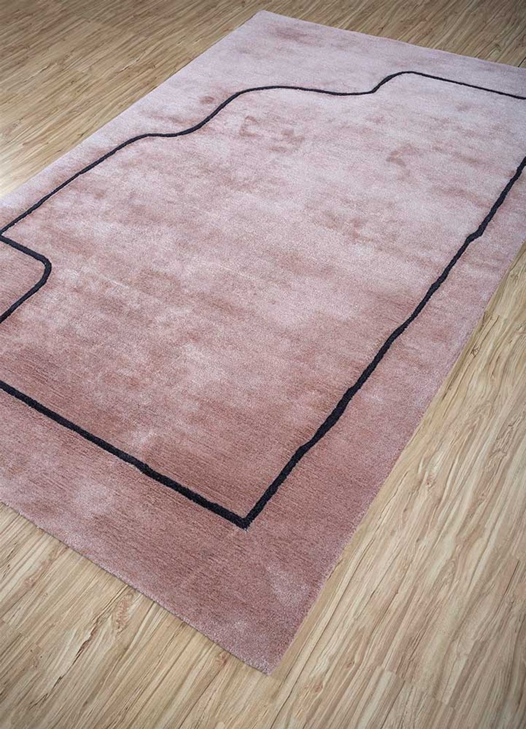 Alfombra de lana - 210 x 150 cm - naranja
