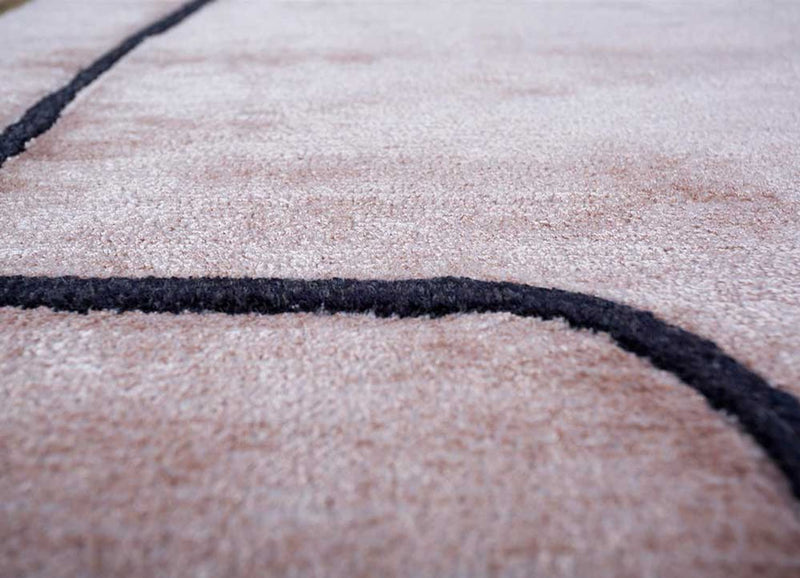 Alfombra de lana - 210 x 150 cm - naranja