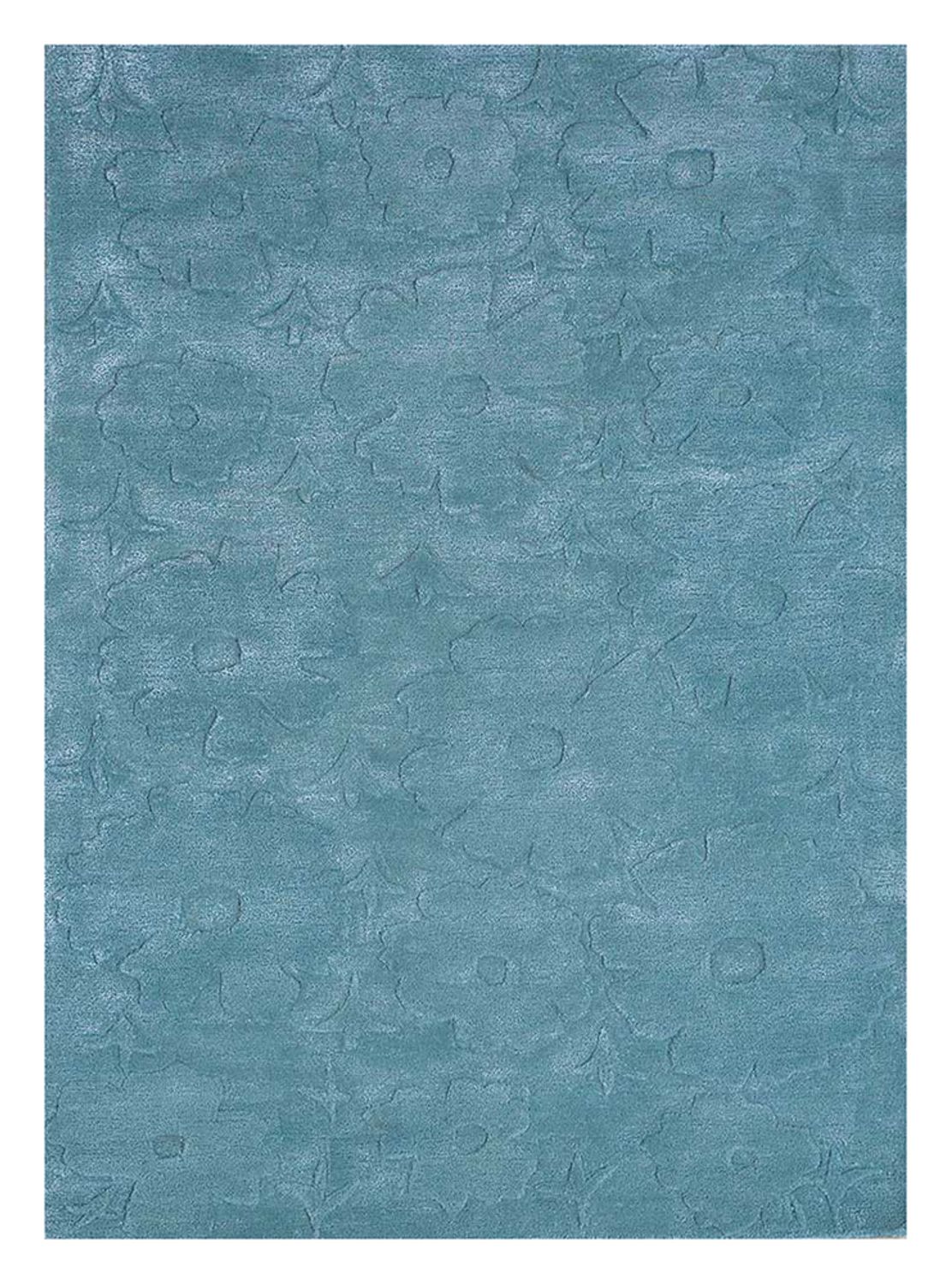 Alfombra de lana - 270 x 180 cm - turquesa