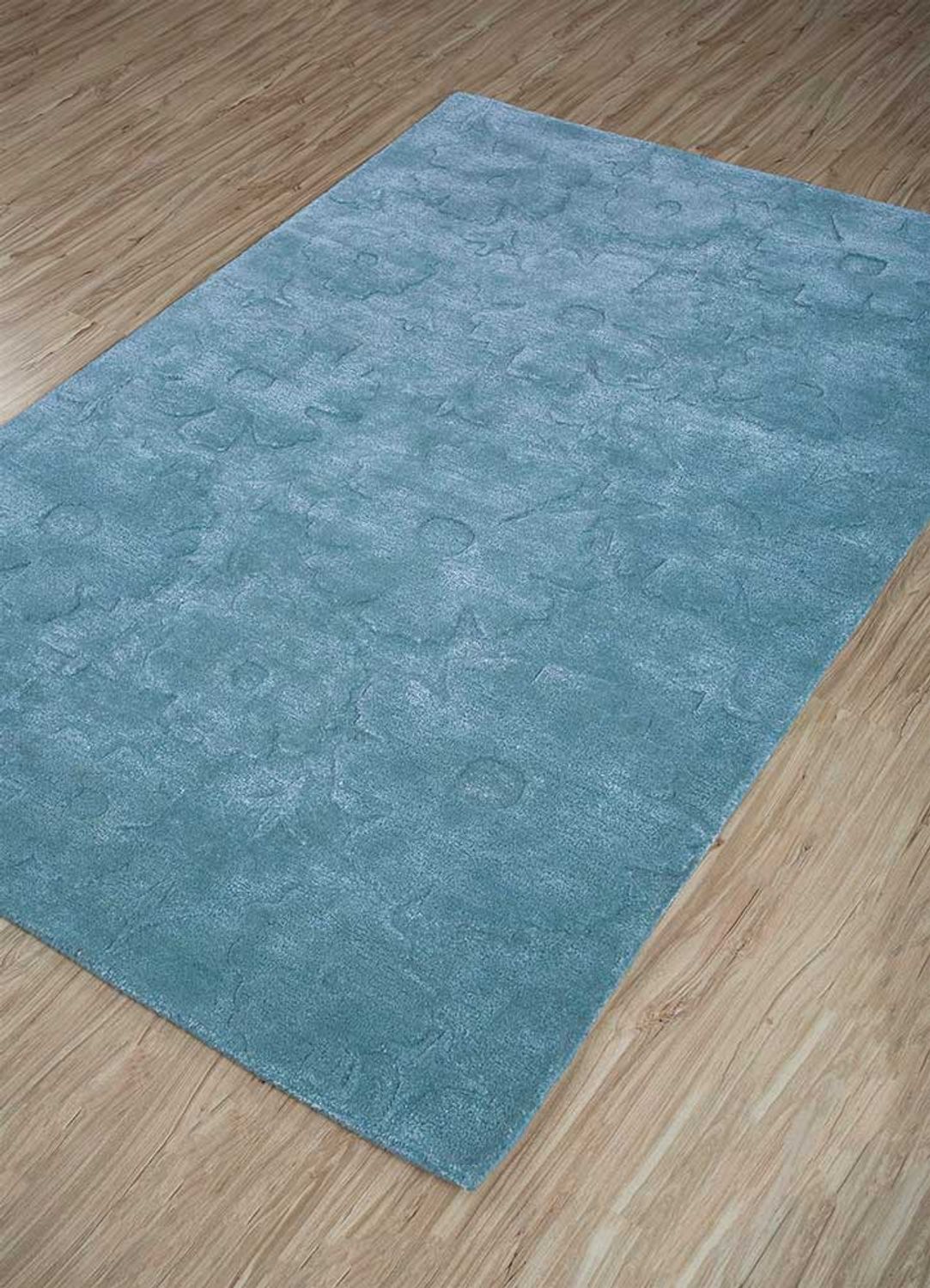 Alfombra de lana - 270 x 180 cm - turquesa
