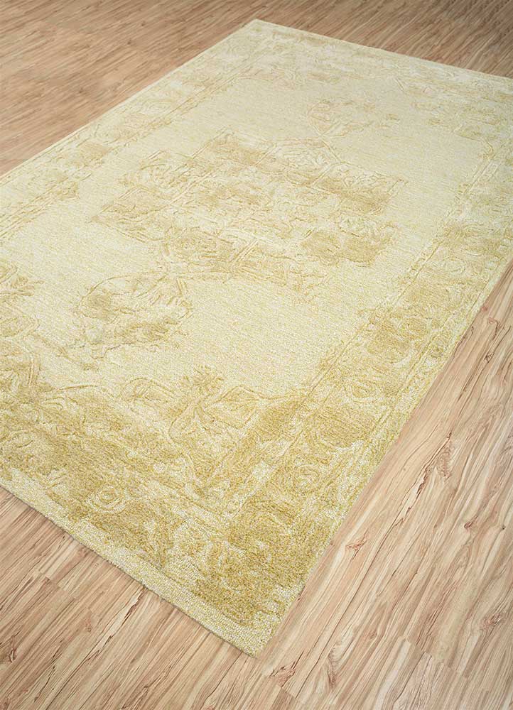 Alfombra de lana - 270 x 180 cm - oro