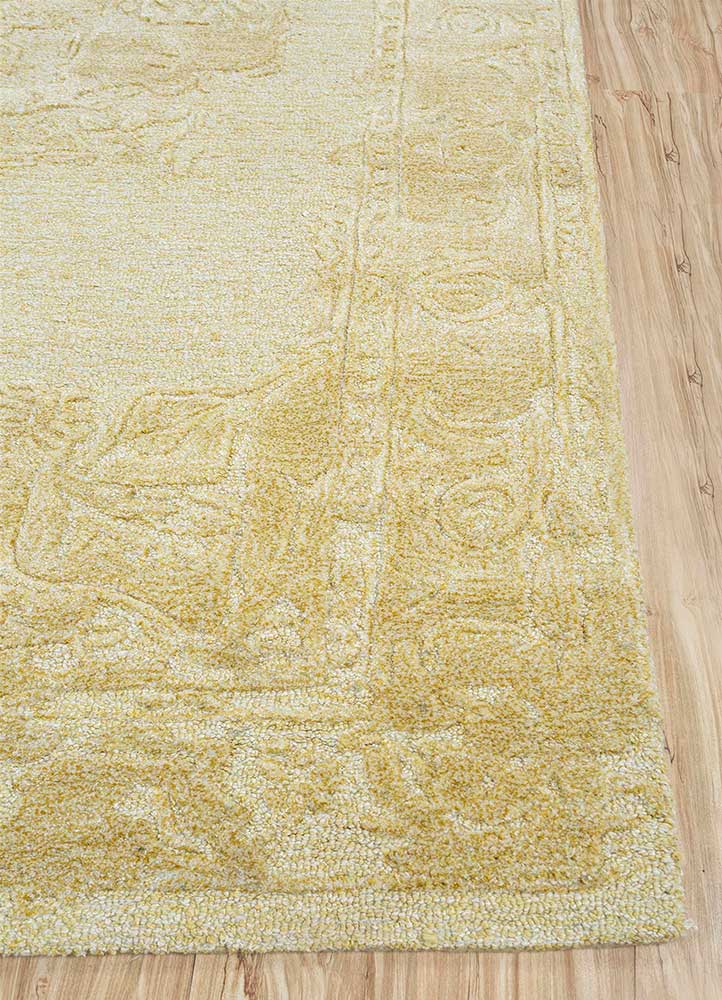 Alfombra de lana - 270 x 180 cm - oro