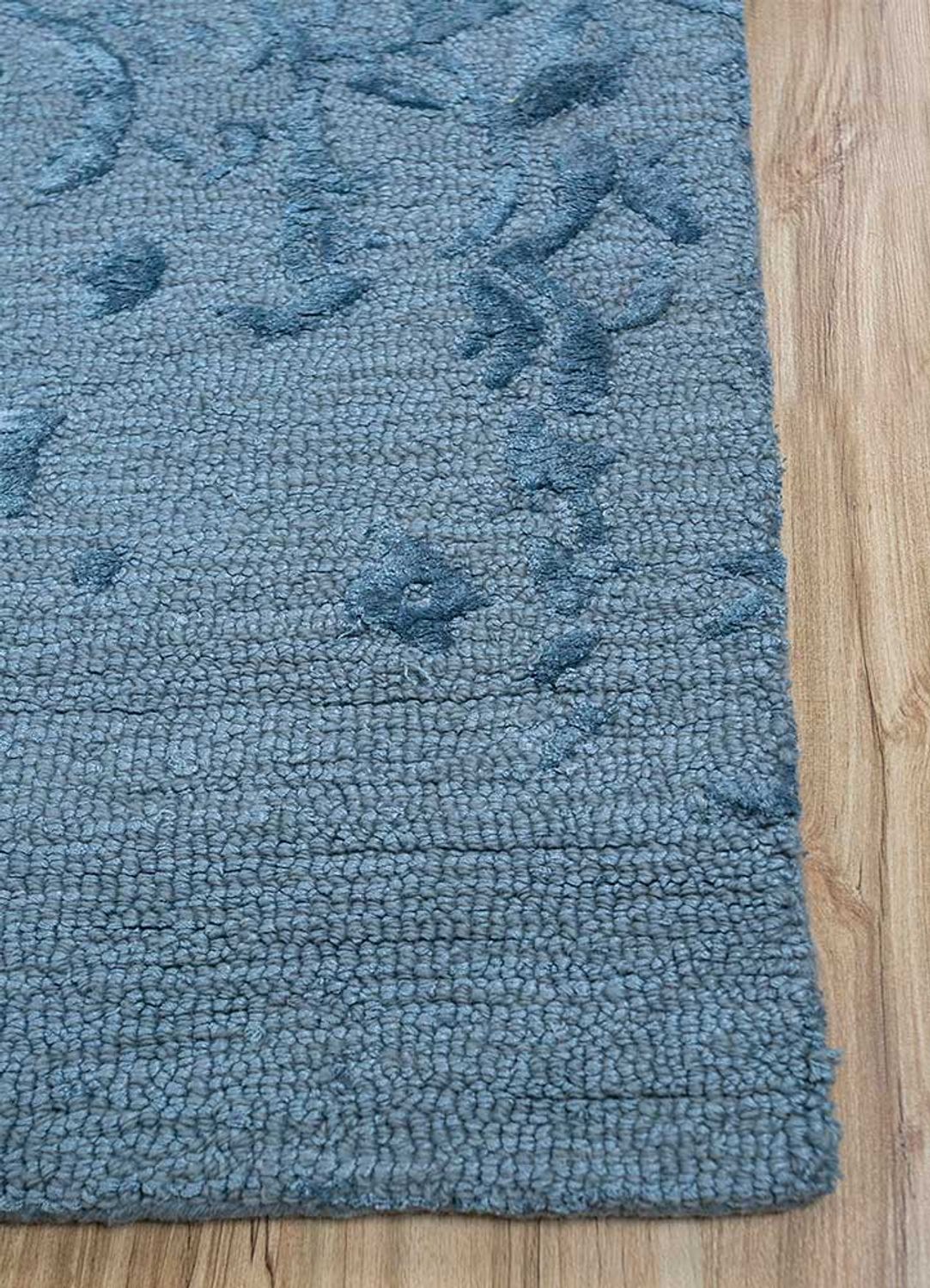 Alfombra de lana - 270 x 180 cm - azul