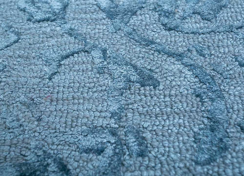 Alfombra de lana - 270 x 180 cm - azul