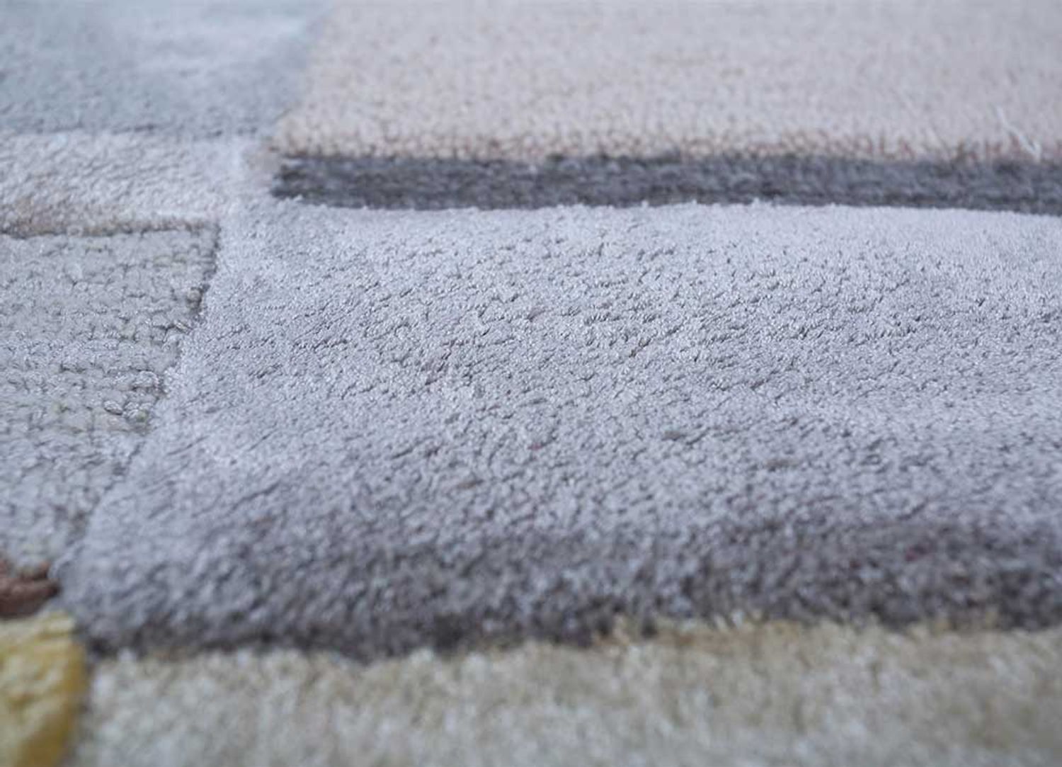 Alfombra de lana - 270 x 180 cm - plata