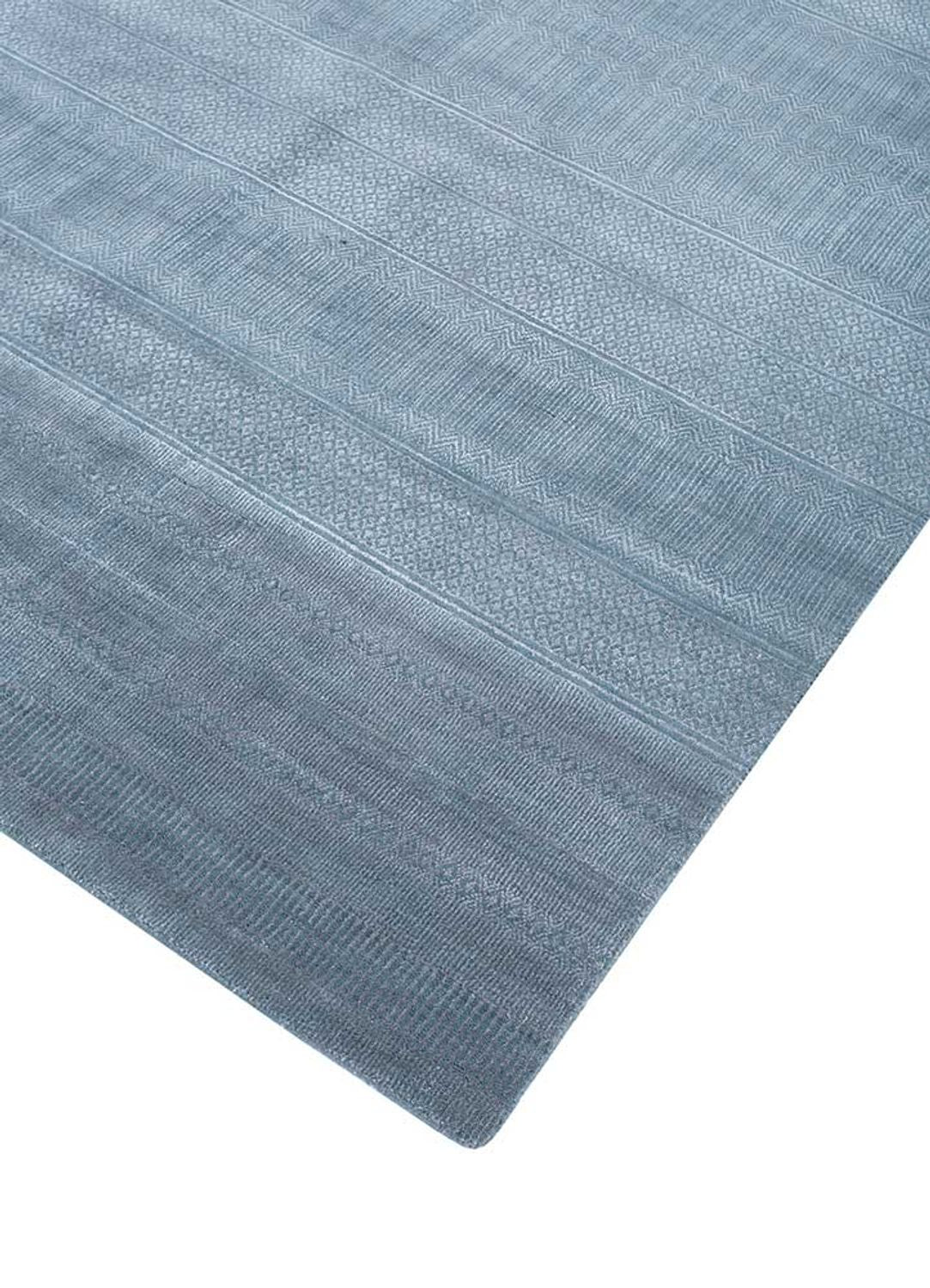 Alfombra de lana - 300 x 240 cm - azul