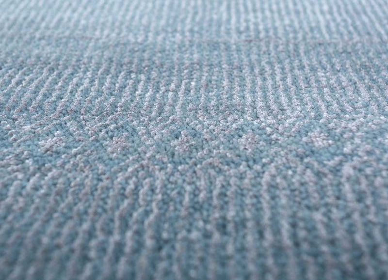 Alfombra de lana - 300 x 240 cm - azul