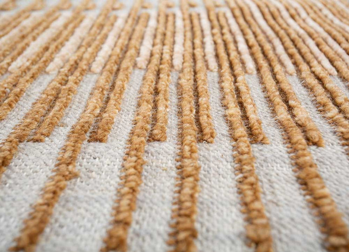 Alfombra de lana - 270 x 180 cm - marrón