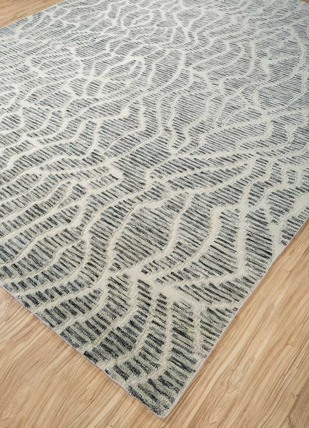 Alfombra de lana - 300 x 240 cm - gris