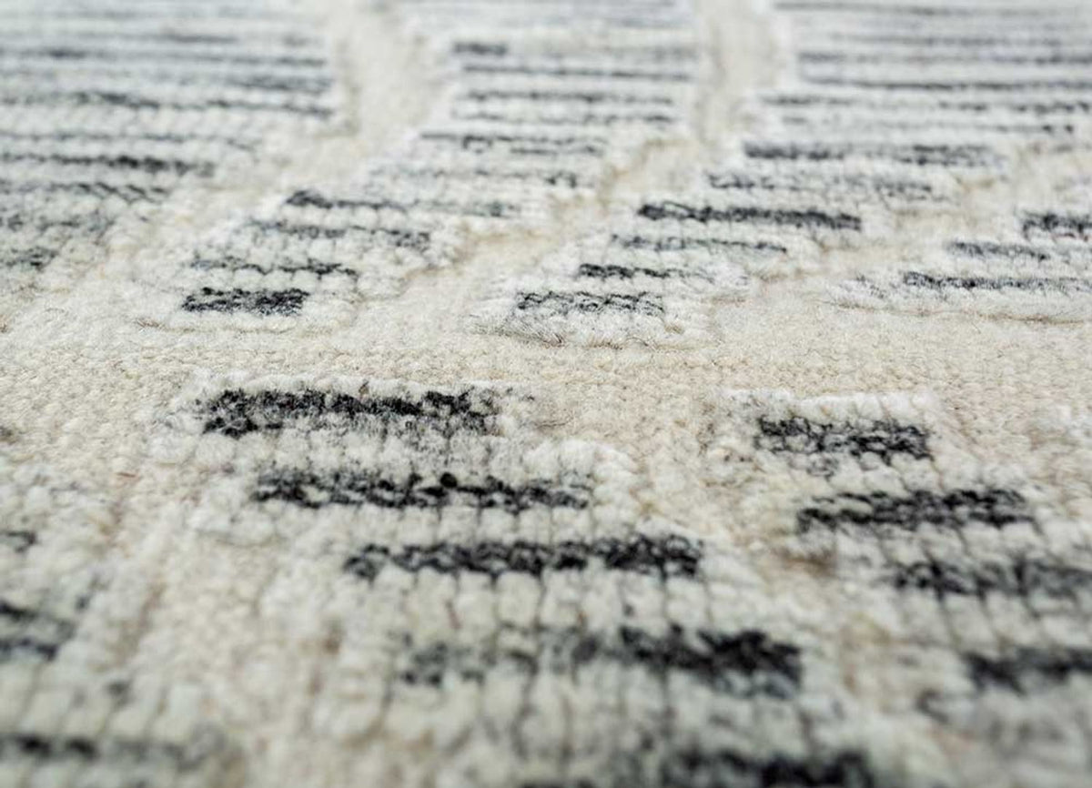 Alfombra de lana - 300 x 240 cm - gris