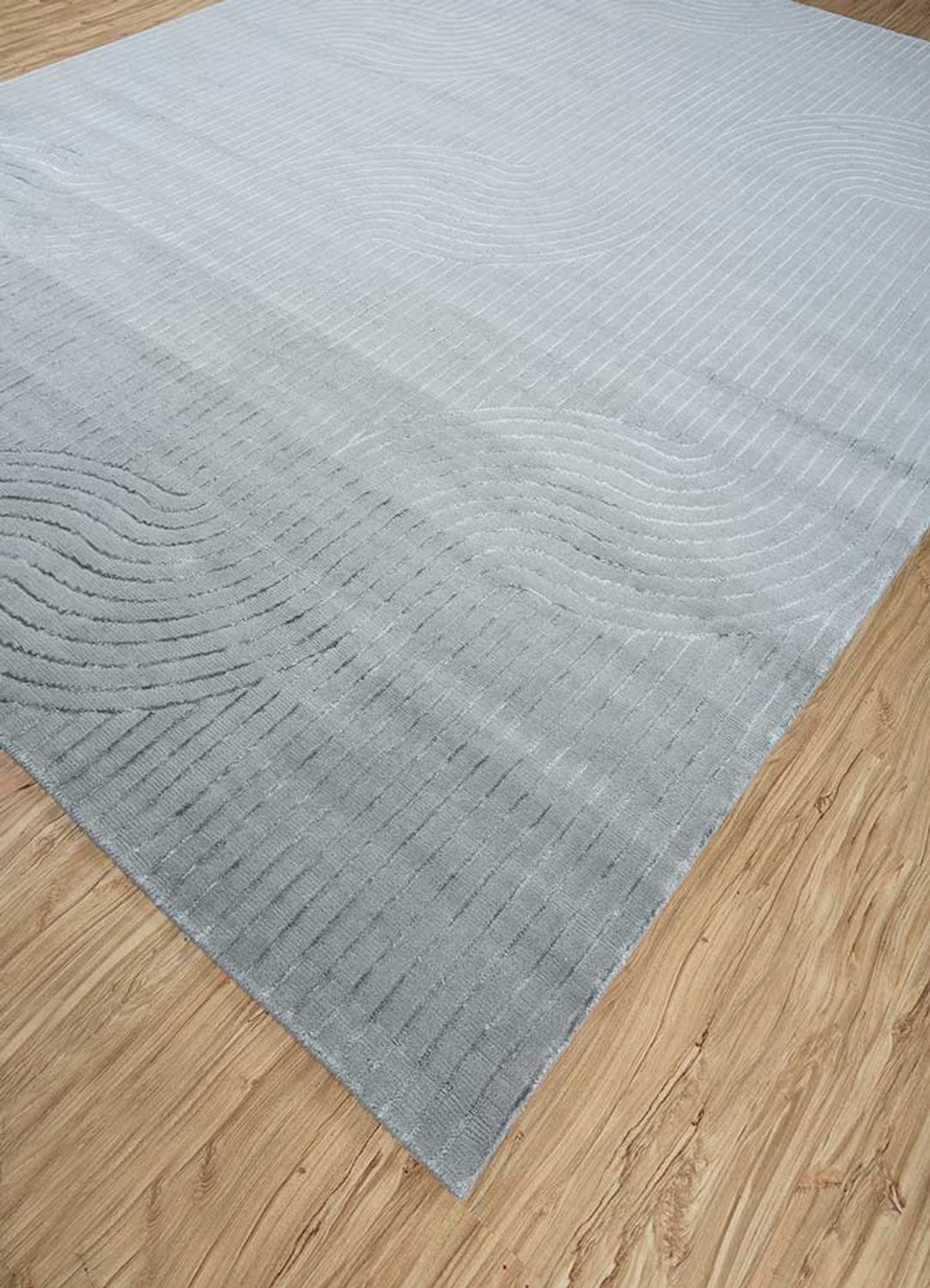 Alfombra de lana - 300 x 240 cm - gris