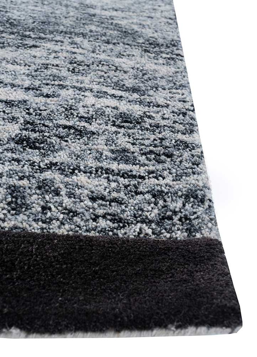 Alfombra de lana - 270 x 180 cm - blanco y negro