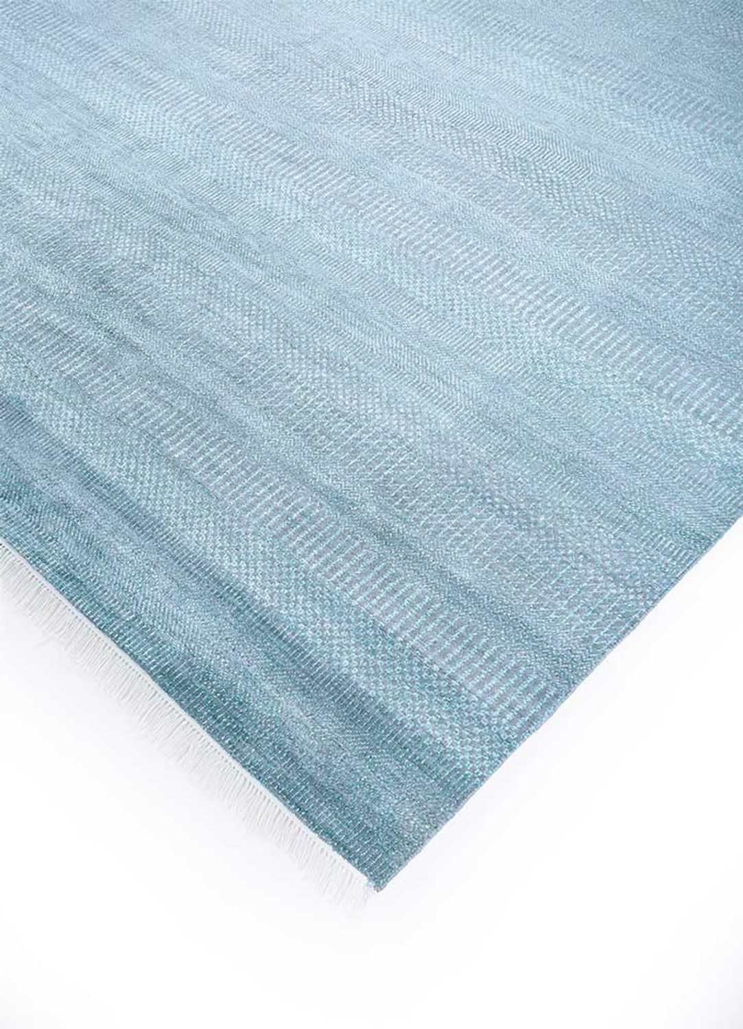 Alfombra de lana - 300 x 240 cm - azul claro