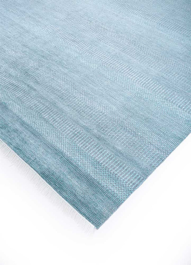 Alfombra de lana - 300 x 240 cm - azul claro