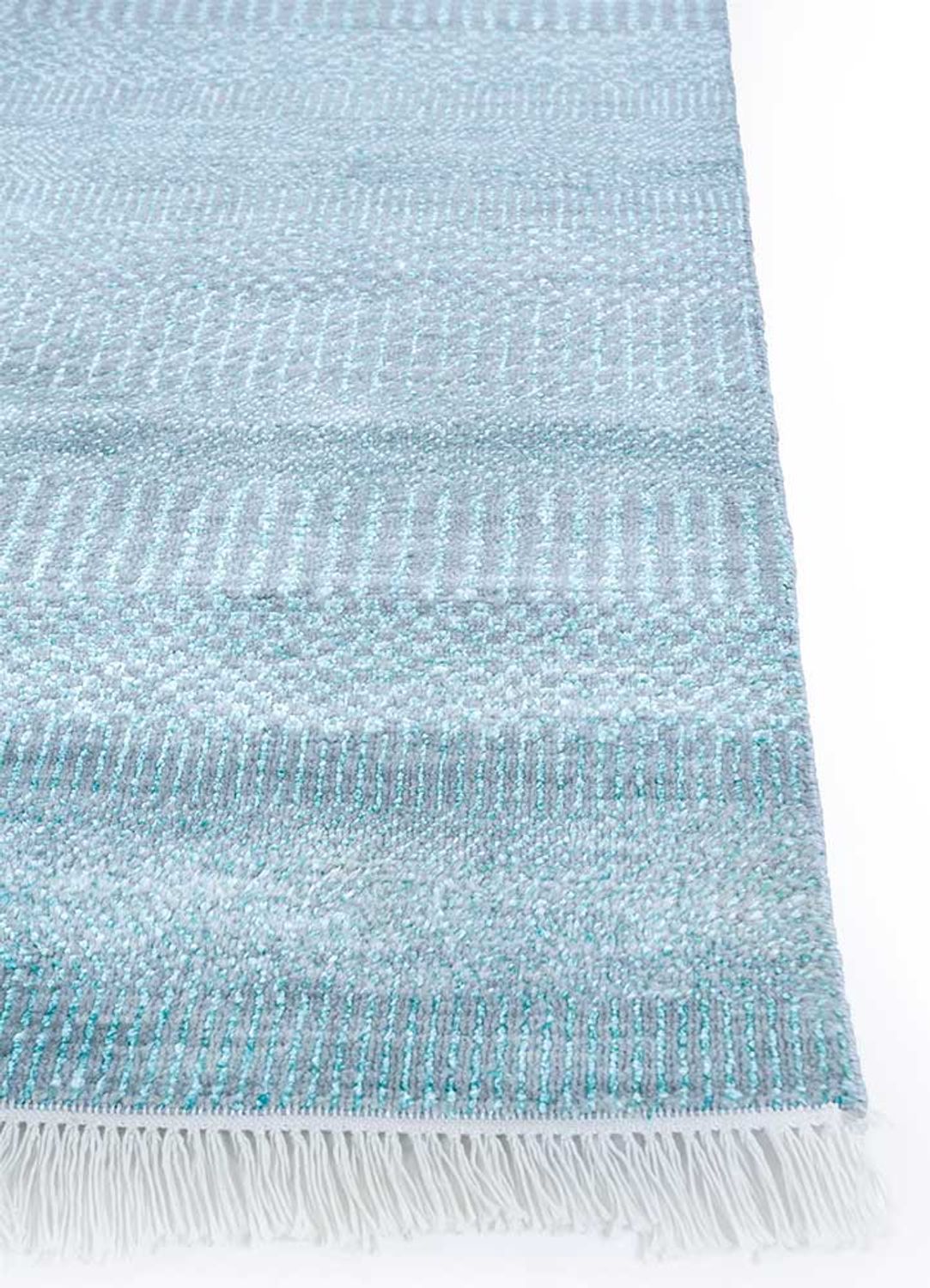 Alfombra de lana - 300 x 240 cm - azul claro