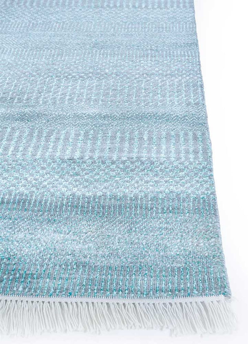 Alfombra de lana - 300 x 240 cm - azul claro