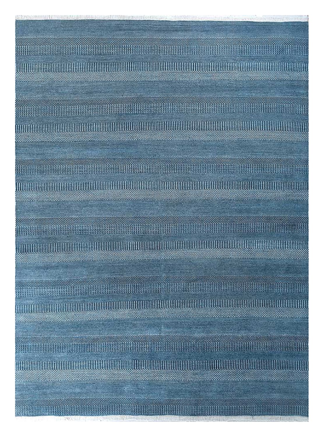 Alfombra de lana - 360 x 270 cm - azul oscuro