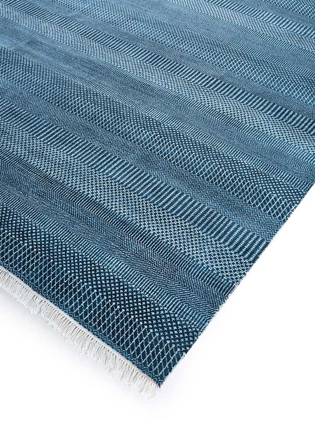 Alfombra de lana - 360 x 270 cm - azul oscuro
