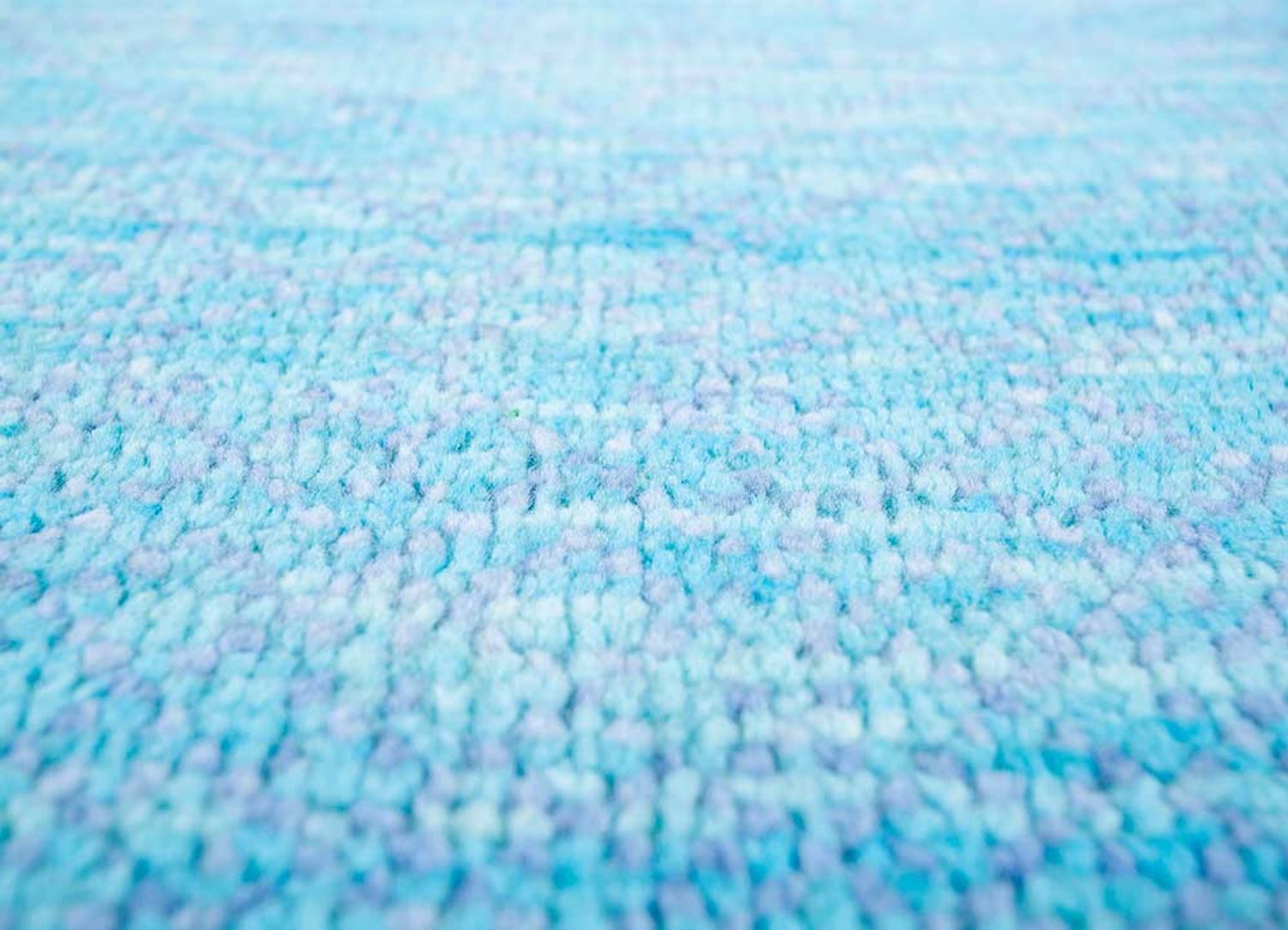 Alfombra de lana - 360 x 270 cm - azul