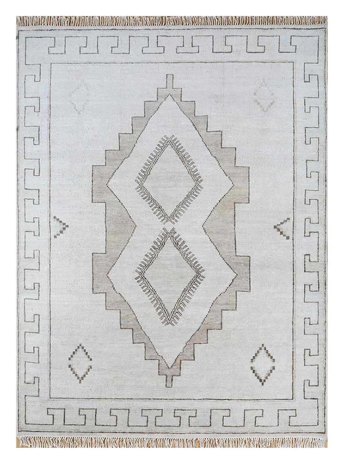 Alfombra de lana - 300 x 240 cm - gris claro