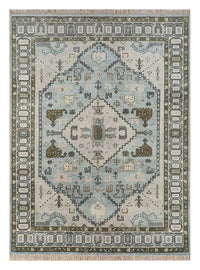 Alfombra de lana - 300 x 240 cm - plata