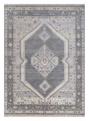 Alfombra de lana - 300 x 240 cm - gris