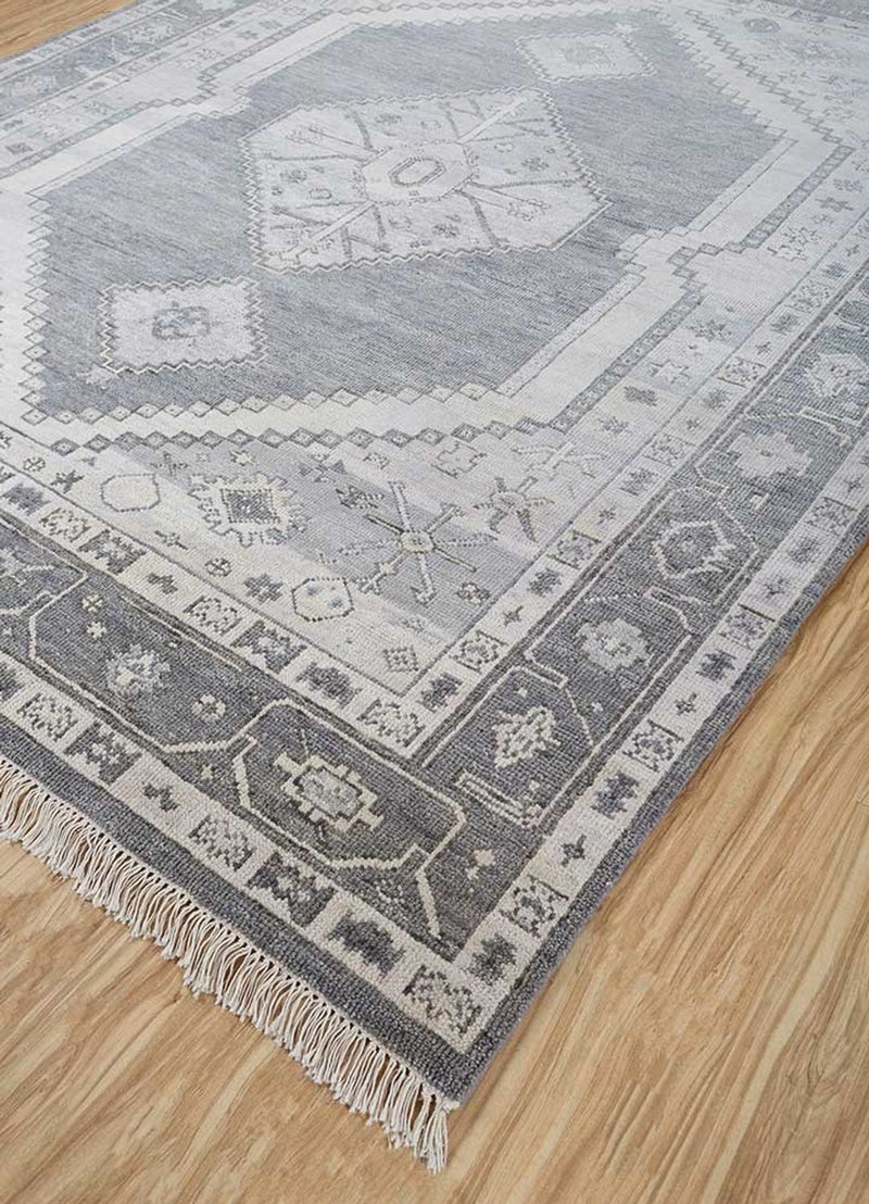 Alfombra de lana - 300 x 240 cm - gris