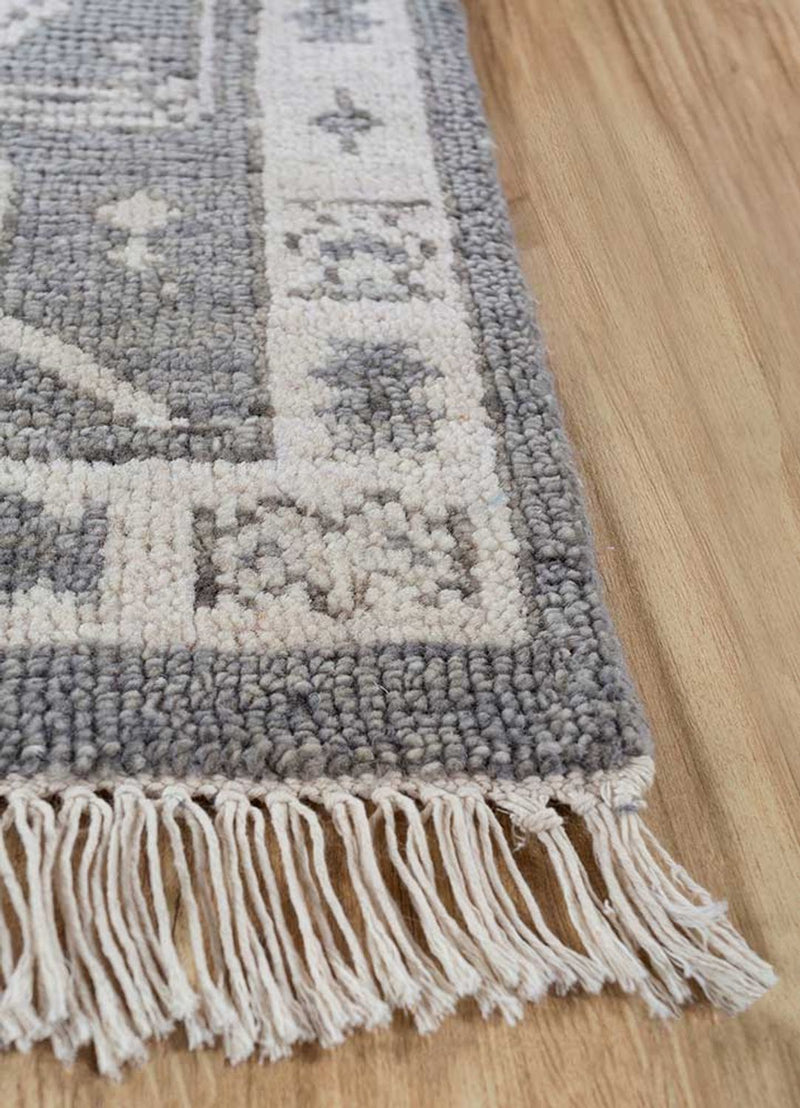 Alfombra de lana - 300 x 240 cm - gris