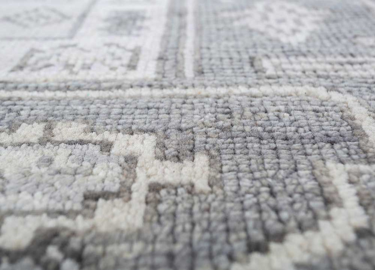 Alfombra de lana - 300 x 240 cm - gris